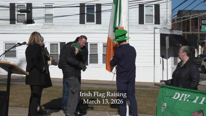 Thumbnail image for Peabody Irish Flag Raising 03.13.26
