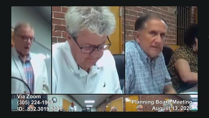 Thumbnail image for Meeting of the Planning Board 08.13.26