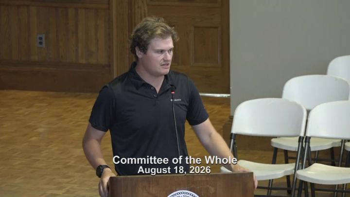 Thumbnail image for City Council Committee of the Whole and Regular City Council Meeting 08.20.26